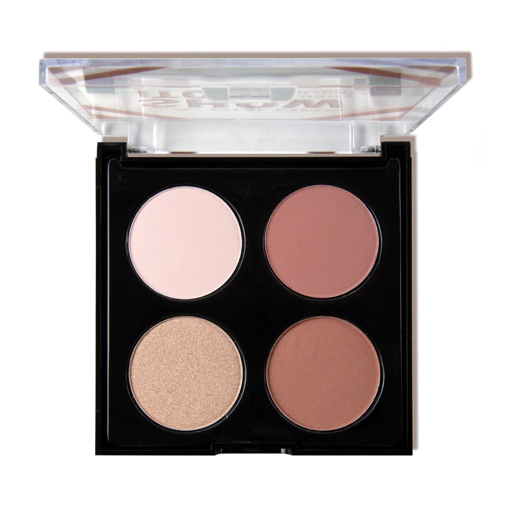 L.A COLOR SHOW IT OFF BLUSH+HIGHLIGHT PALETTE