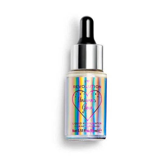 I Heart Revolution Liquid Highlighter Illuminator - Glow Enhancing Drops for Radiant Skin (UNICORN GLOW)