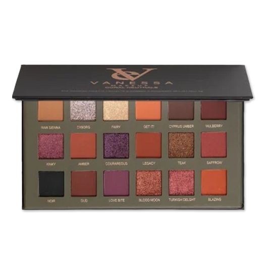 VANESSA MAKEUP CORAL NATURALS EYE SHADOW PALETTE