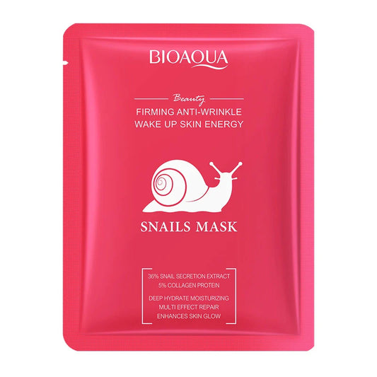 BIOAQUA Firming Anti-Wrinkle Snail Facial Sheet Mask