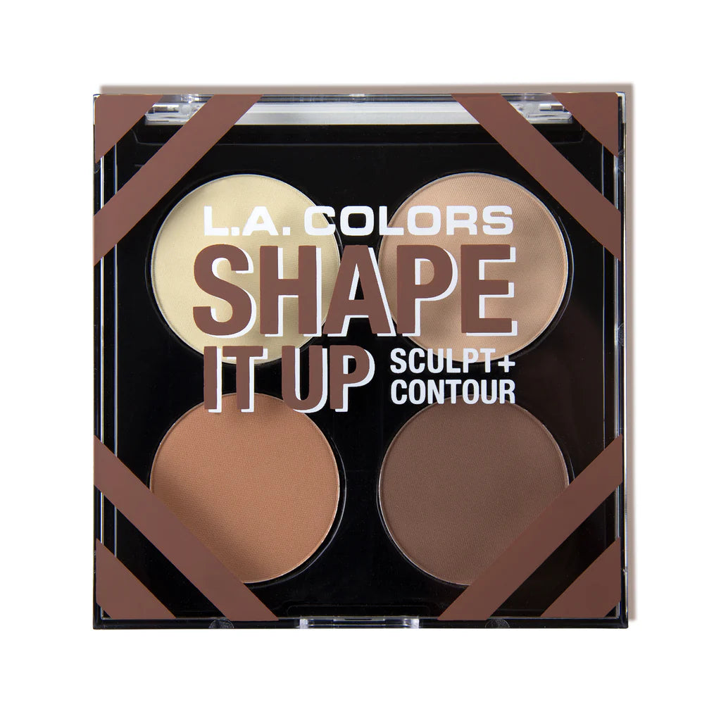 L.A COLOR SHAPE IT UP SCLUPT+CONTOUR PALETTE