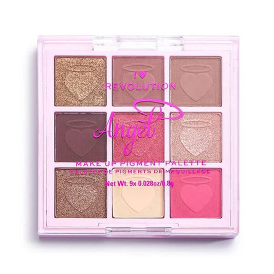 I HEART REVOLUTION  MAKEUP PIGMENT PALLETTE ANGEL