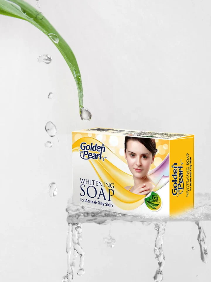 GOLDEN PEARL WHITENING SOAP (FOR ACNE & OILY SKIN)