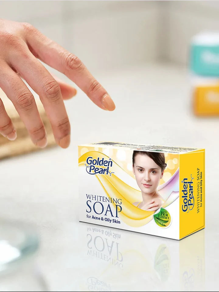 GOLDEN PEARL WHITENING SOAP (FOR ACNE & OILY SKIN)