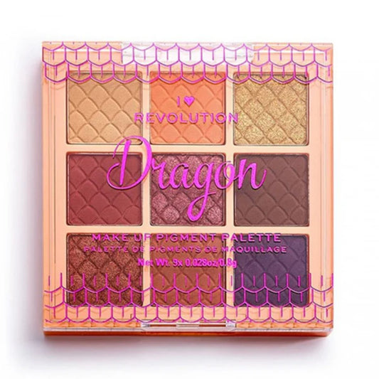 I HEART REVOLUTION  MAKEUP PIGMENT PALLETTE DRAGON