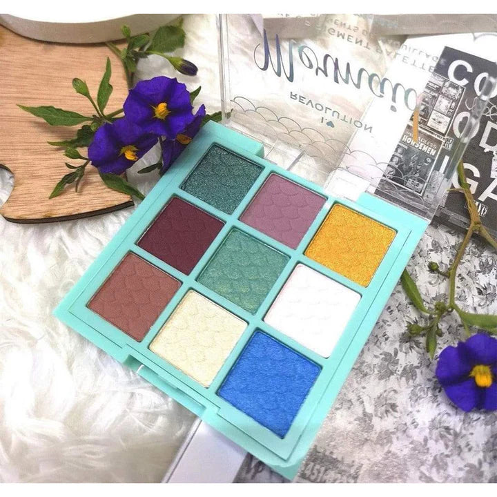 I HEART REVOLUTION  MAKEUP PIGMENT PALLETTE MERMAID